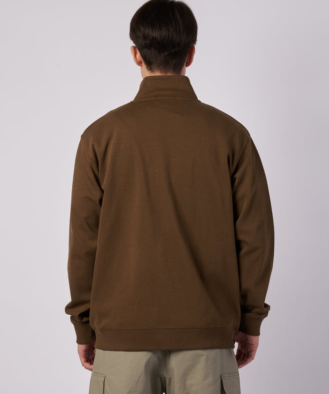 ダブルフェイスカノコ ジップアップ カーディガン/W-PIQUE ZIP-UP CARDIGAN