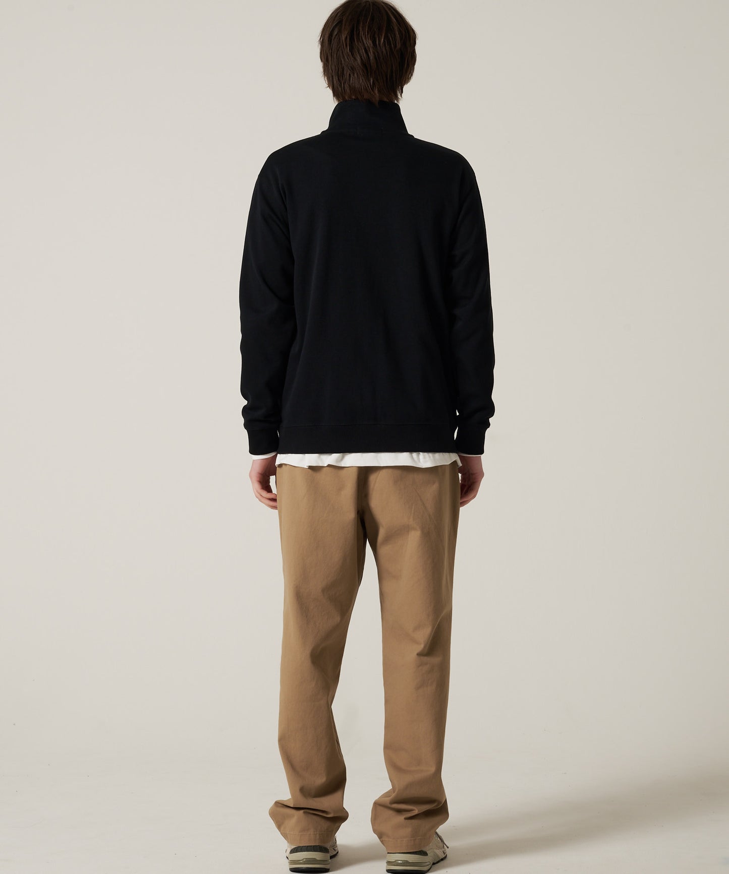 ダブルフェイスカノコ ジップアップ カーディガン/W-PIQUE ZIP-UP CARDIGAN