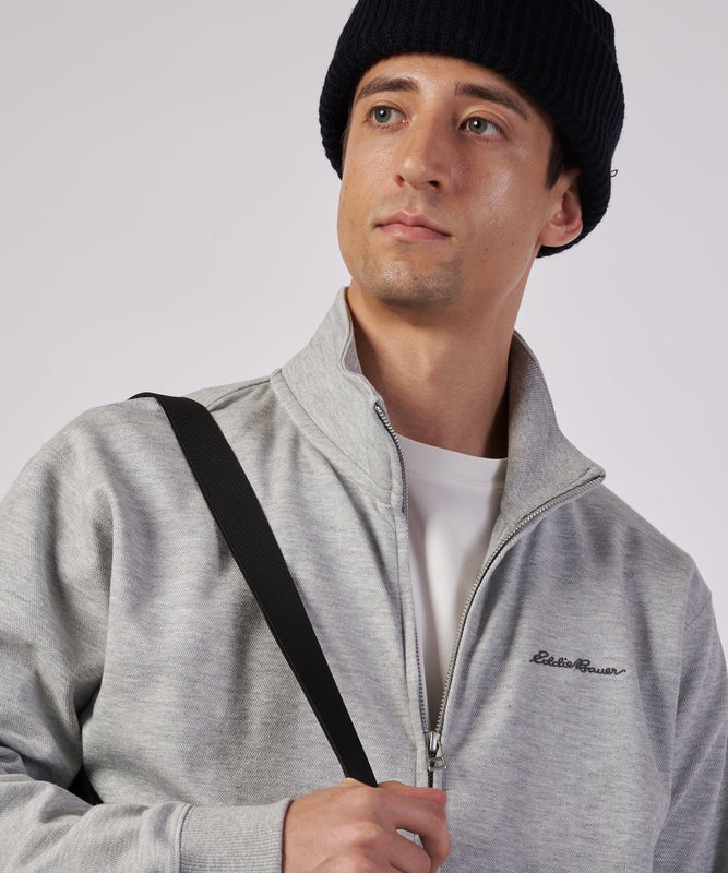 ダブルフェイスカノコ ジップアップ カーディガン/W-PIQUE ZIP-UP CARDIGAN