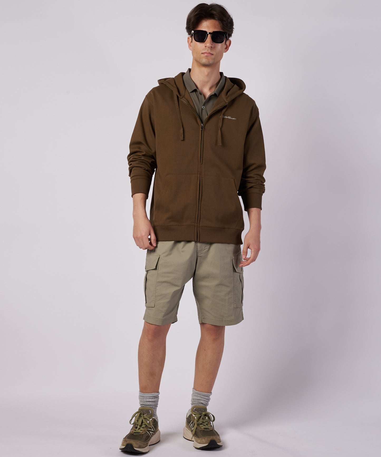 ダブルフェイスカノコ ジップフーディ/W-PIQUE ZIP HOODIE