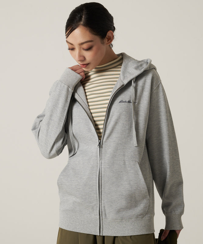 ダブルフェイスカノコ ジップフーディ/W-PIQUE ZIP HOODIE