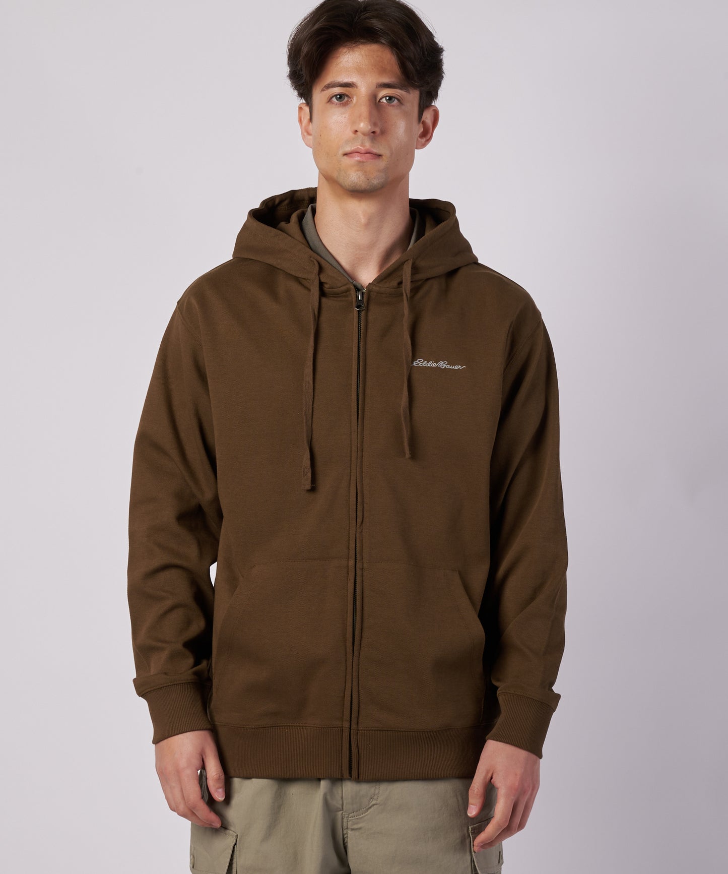 ダブルフェイスカノコ ジップフーディ/W-PIQUE ZIP HOODIE