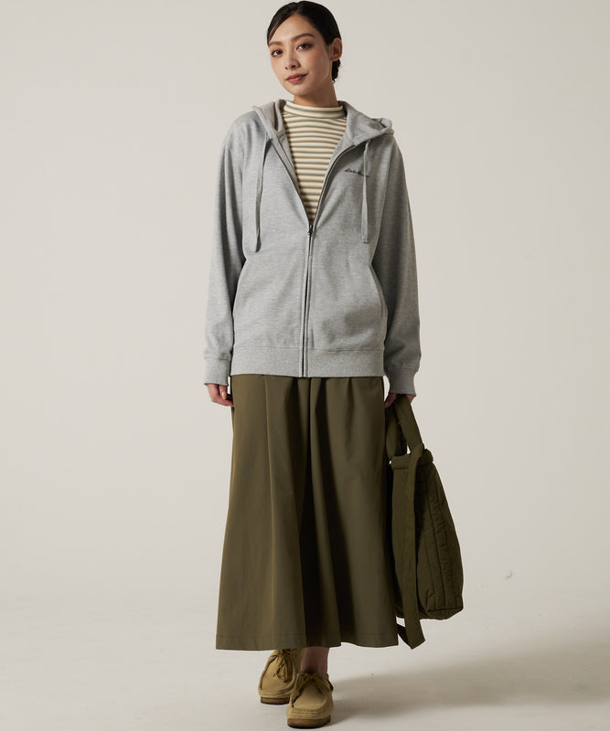 ダブルフェイスカノコ ジップフーディ/W-PIQUE ZIP HOODIE