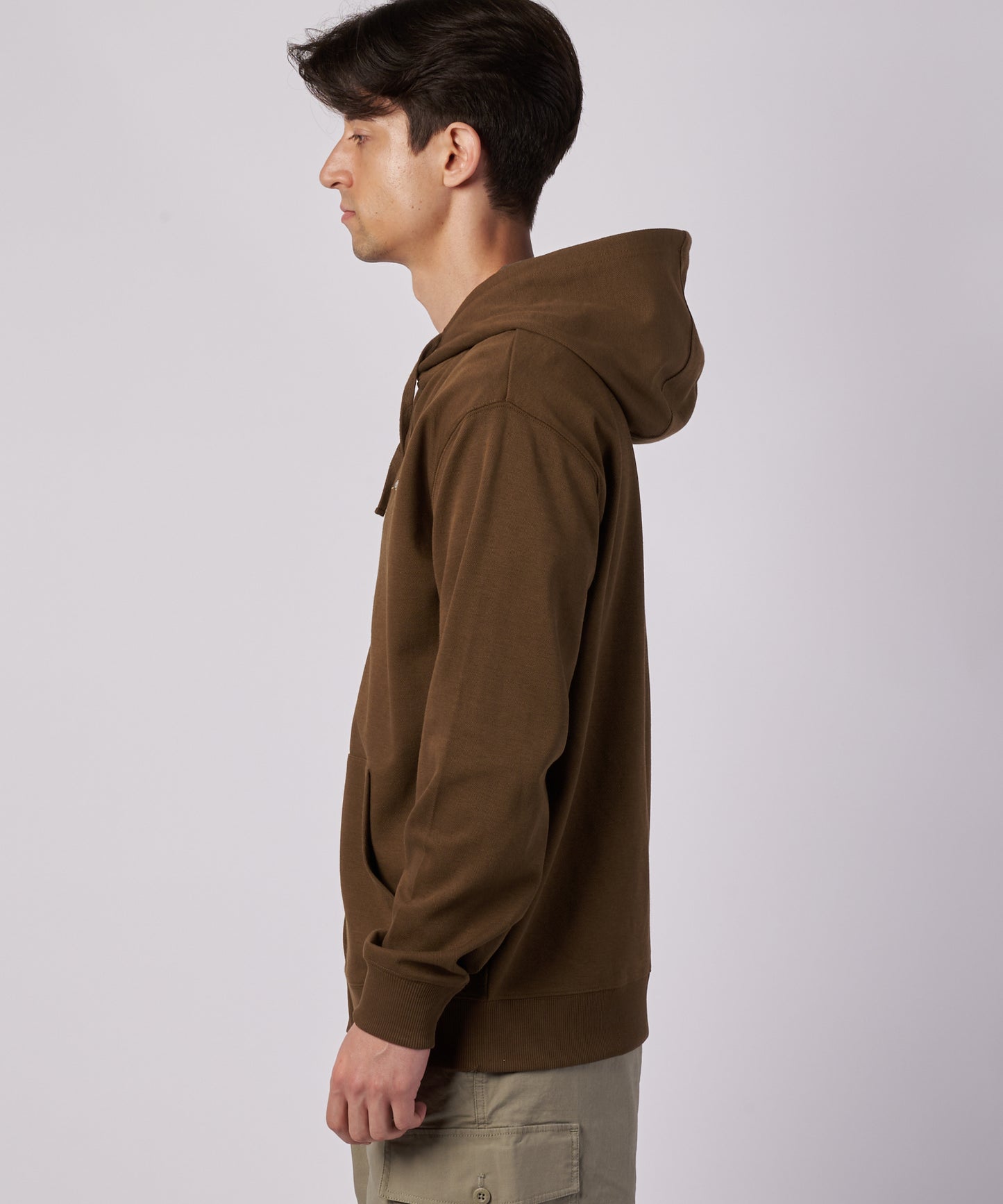 ダブルフェイスカノコ ジップフーディ/W-PIQUE ZIP HOODIE