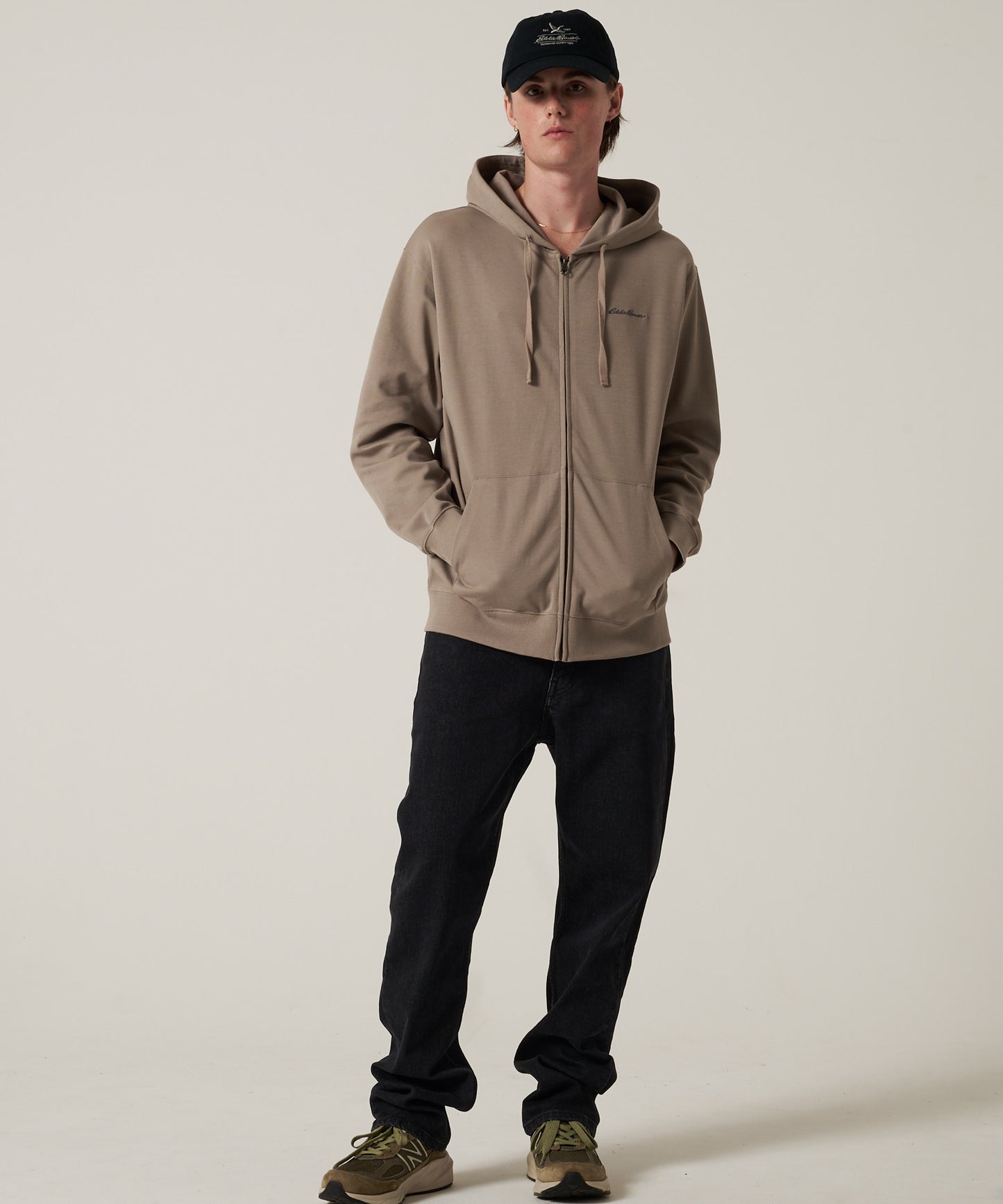 ダブルフェイスカノコ ジップフーディ/W-PIQUE ZIP HOODIE