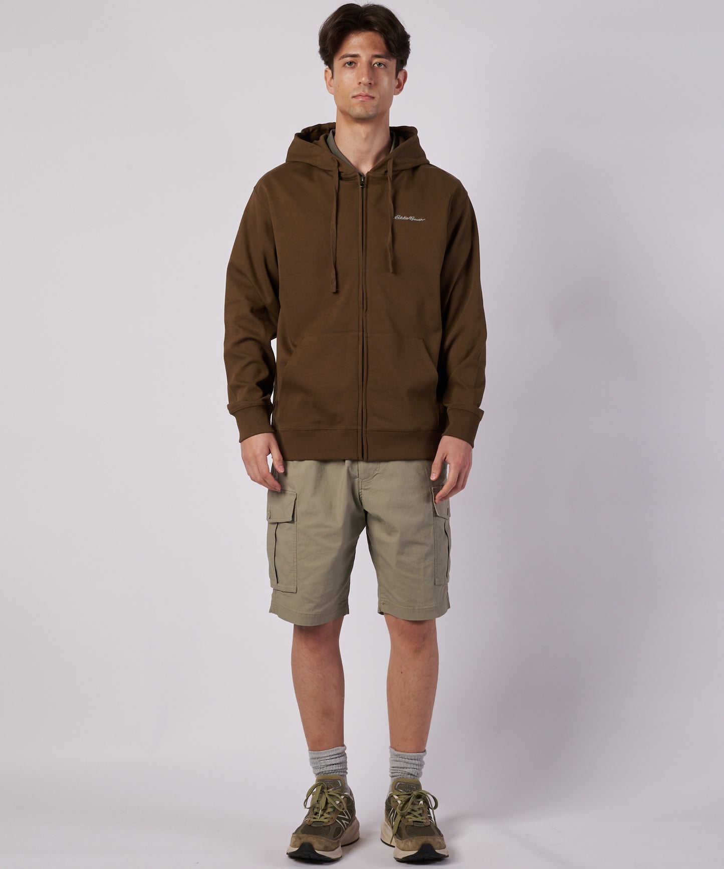 ダブルフェイスカノコ ジップフーディ/W-PIQUE ZIP HOODIE