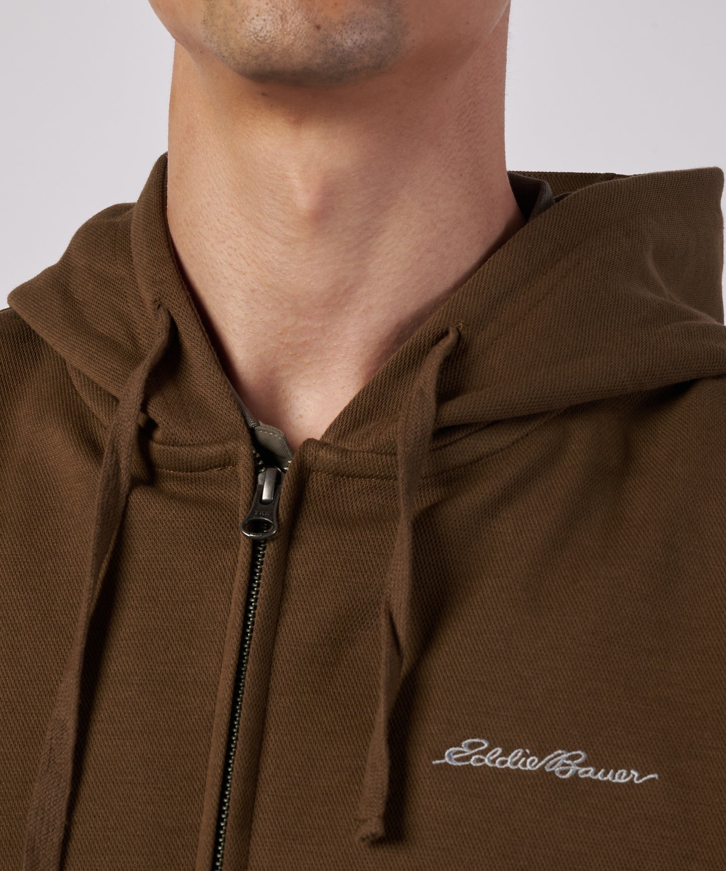 ダブルフェイスカノコ ジップフーディ/W-PIQUE ZIP HOODIE