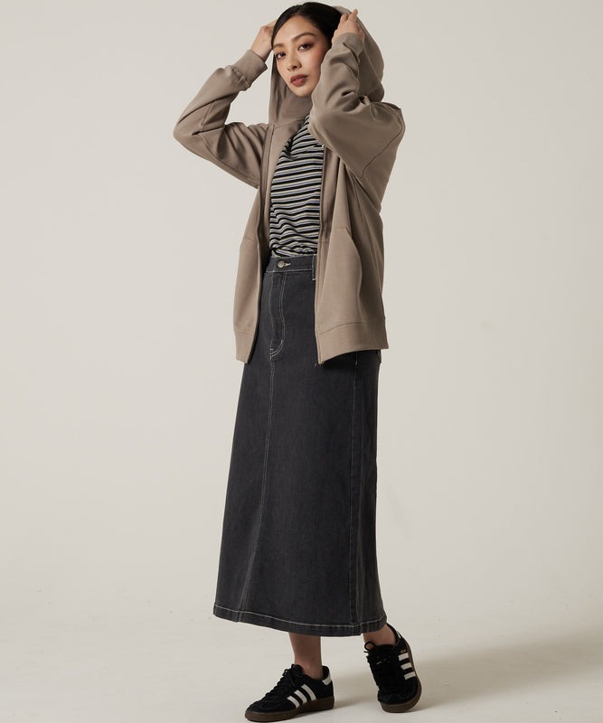 ダブルフェイスカノコ ジップフーディ/W-PIQUE ZIP HOODIE