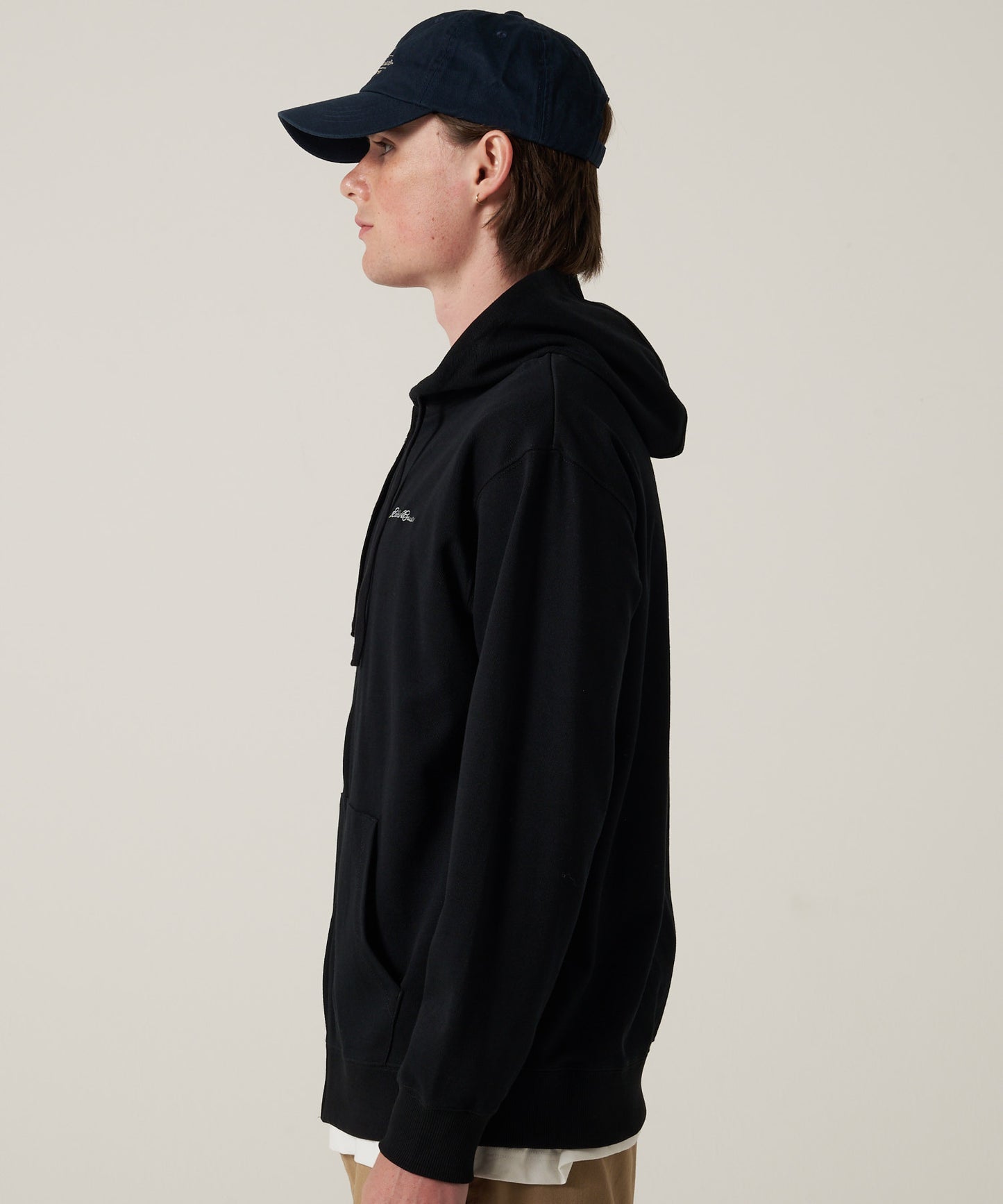 ダブルフェイスカノコ ジップフーディ/W-PIQUE ZIP HOODIE