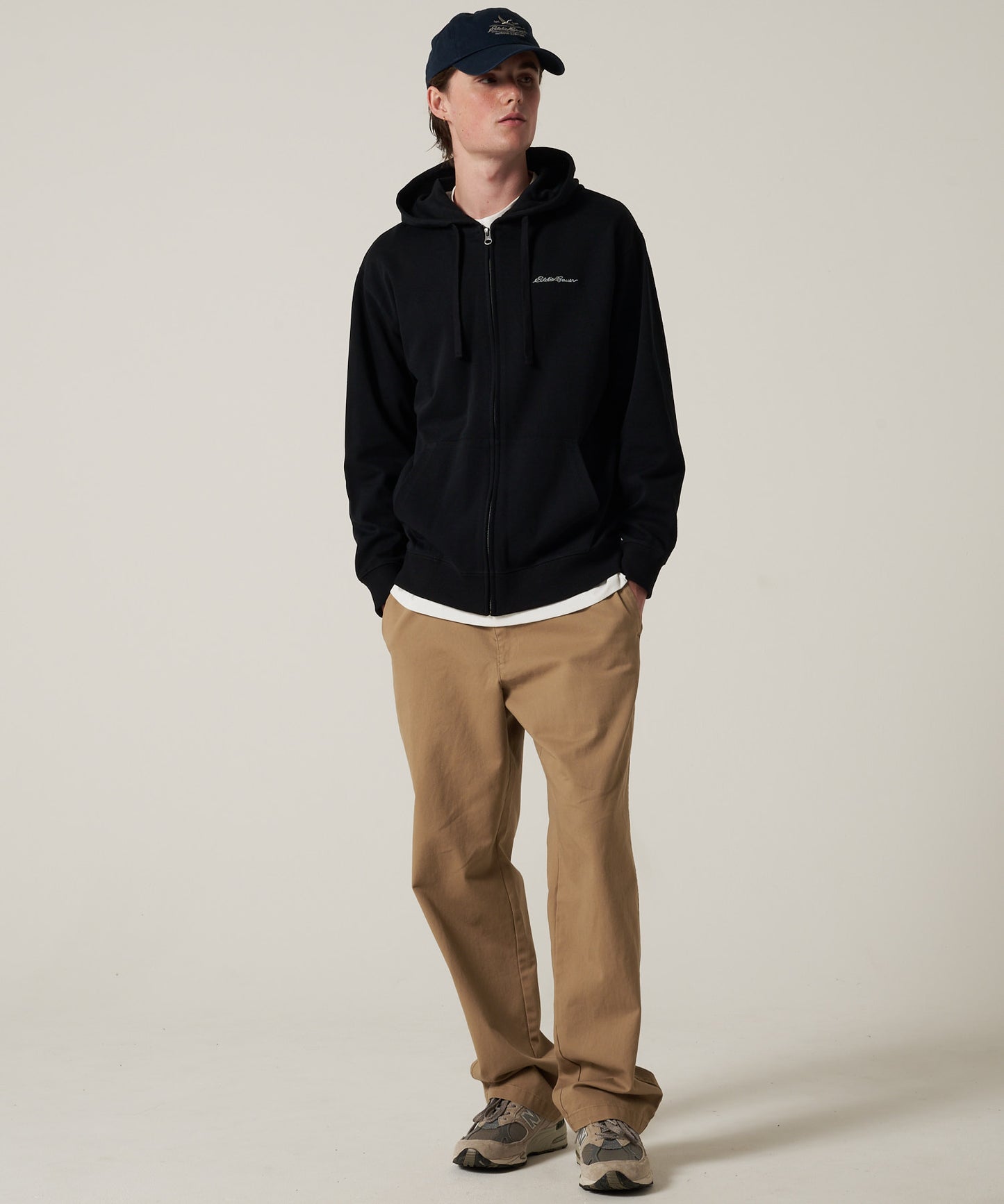 ダブルフェイスカノコ ジップフーディ/W-PIQUE ZIP HOODIE