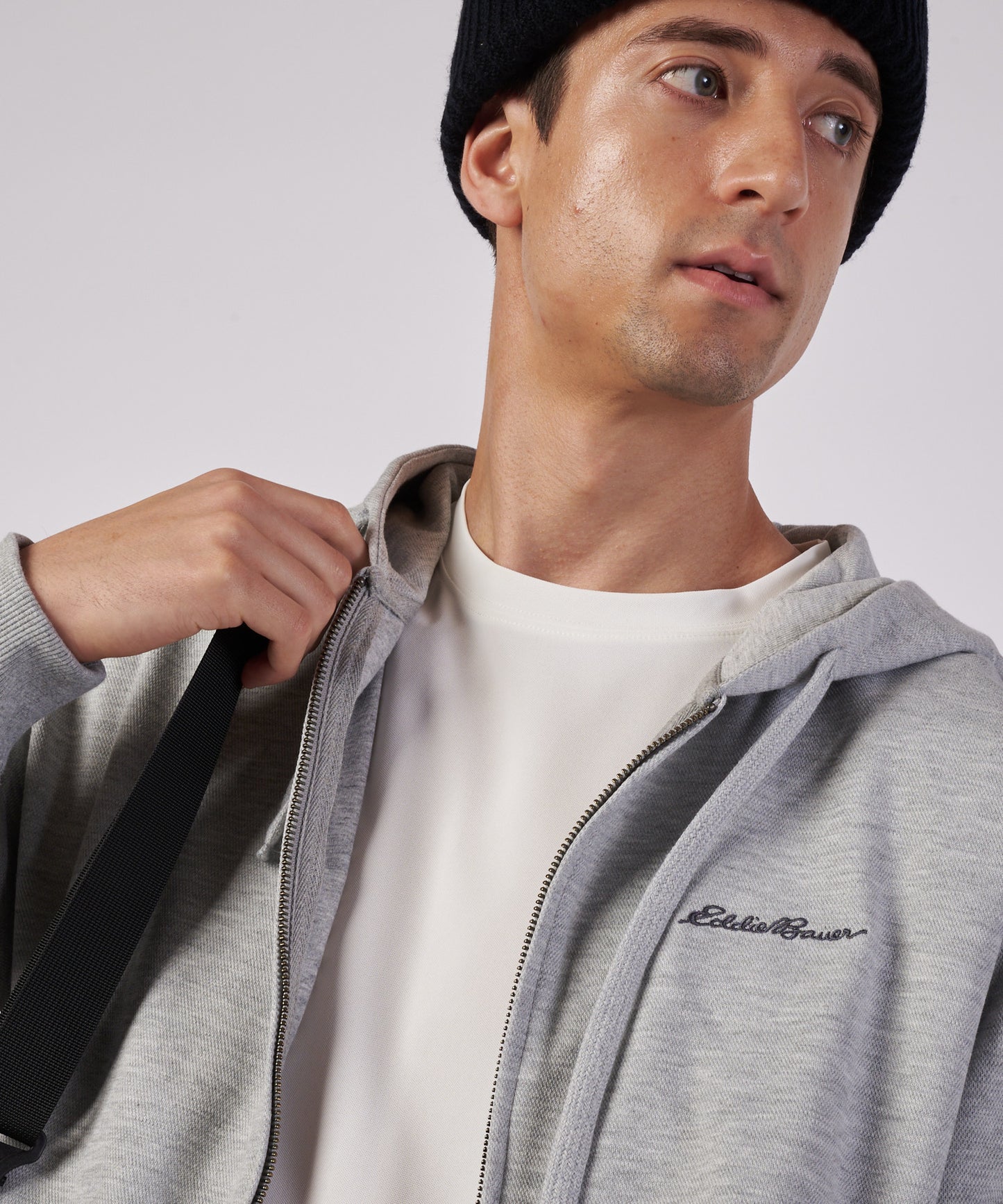 ダブルフェイスカノコ ジップフーディ/W-PIQUE ZIP HOODIE