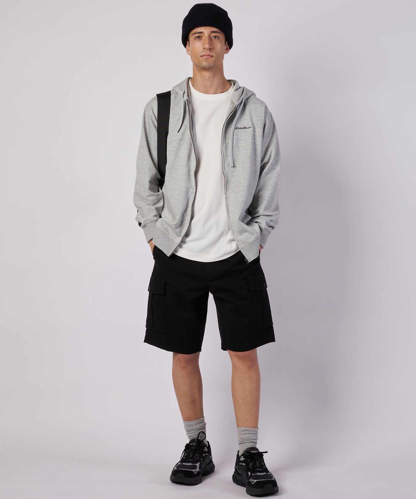 ダブルフェイスカノコ ジップフーディ/W-PIQUE ZIP HOODIE