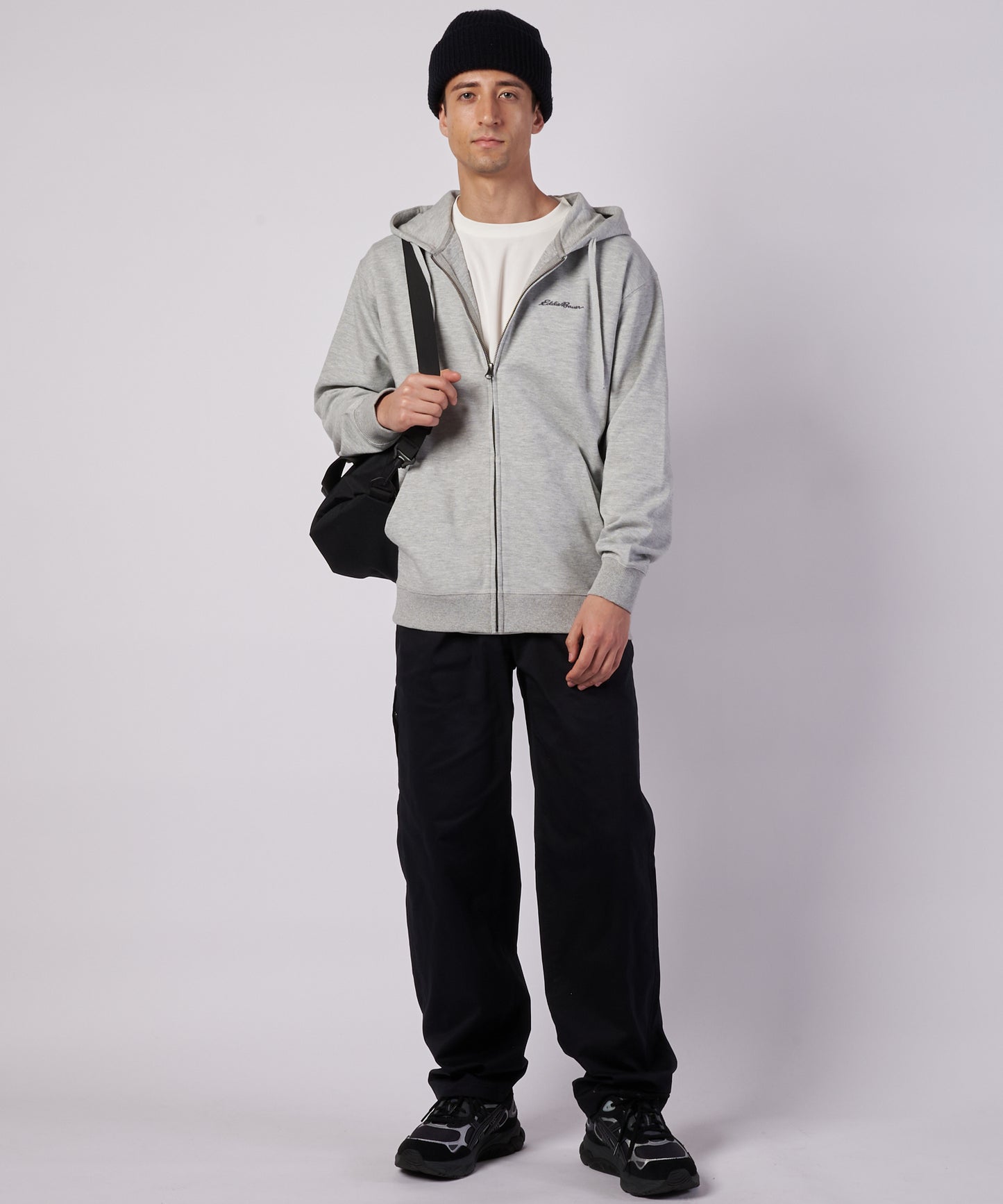 ダブルフェイスカノコ ジップフーディ/W-PIQUE ZIP HOODIE