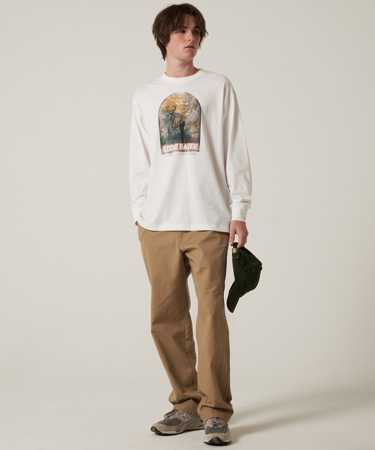 グラフィック 長袖Tシャツ/GRAPHIC LS TEE