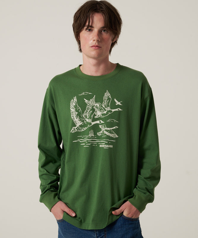 グラフィック 長袖Tシャツ/GRAPHIC LS TEE