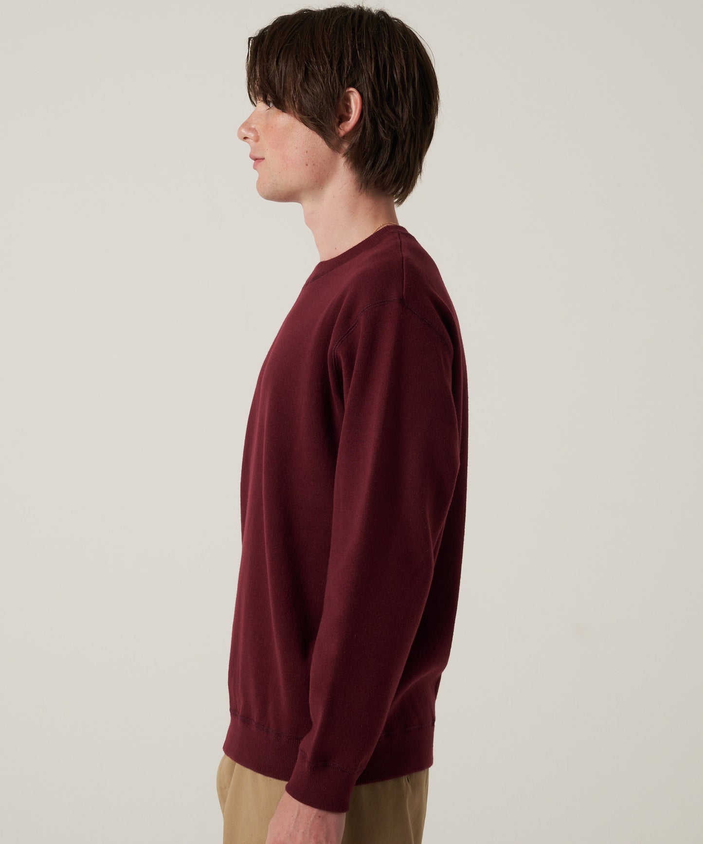 ミラノリブ クルーニット/MILAN RIB CREW KNIT