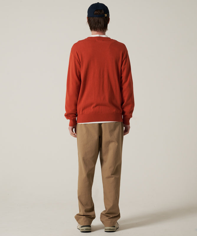 【予約】ファイン ゲージ Vネックカーディガン/FINE GAUGE V-NECK CARDIGAN