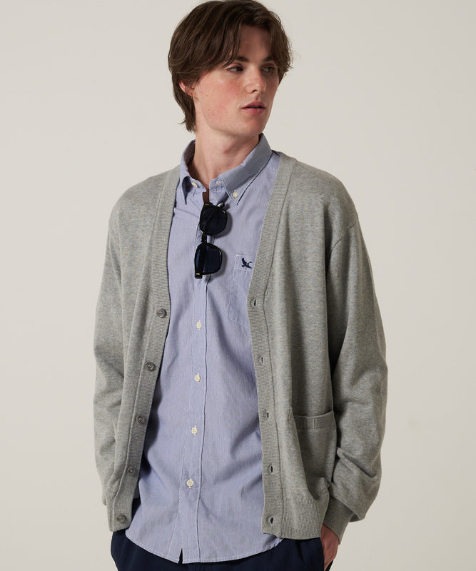【予約】ファイン ゲージ Vネックカーディガン/FINE GAUGE V-NECK CARDIGAN