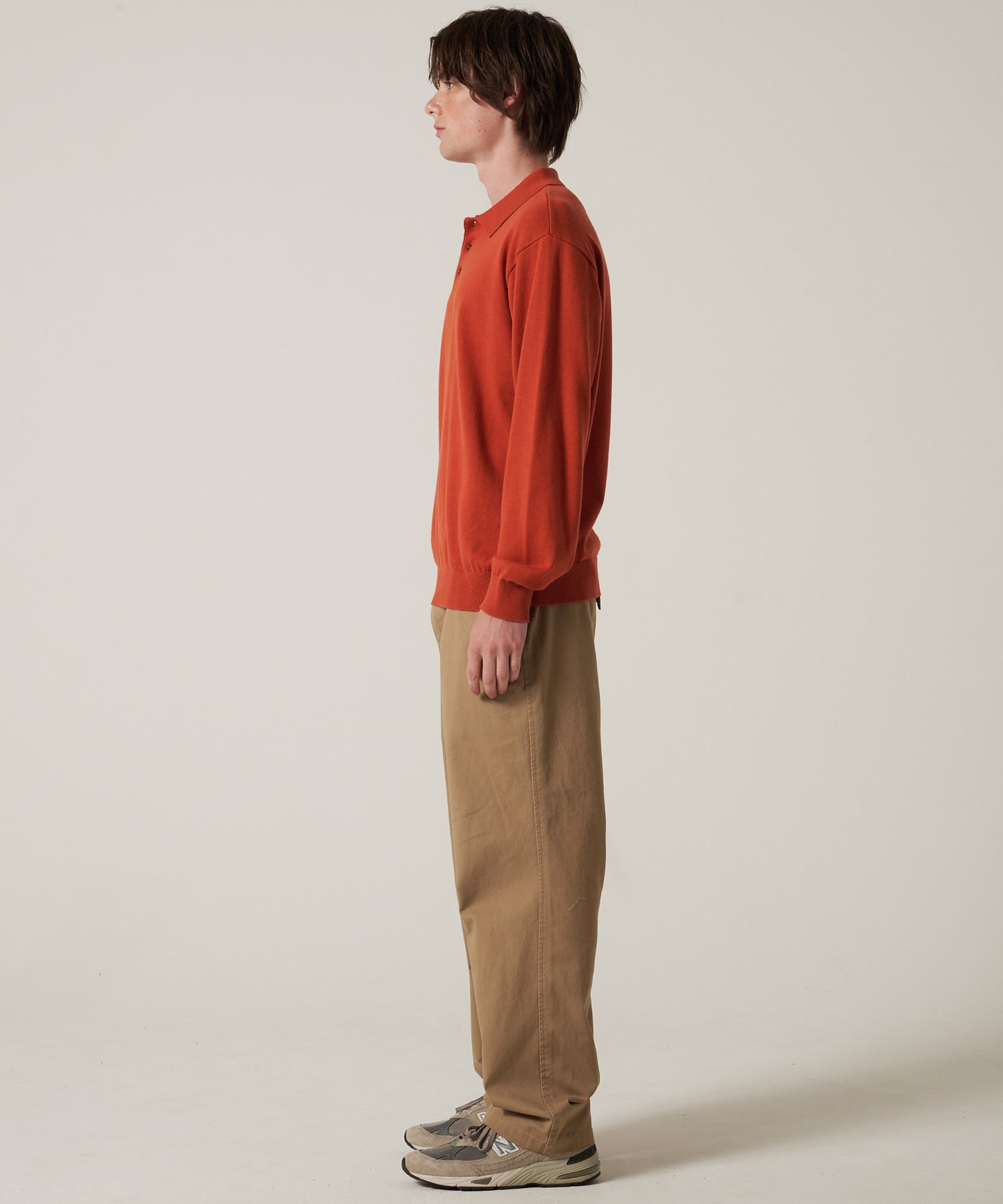 【予約】ファイン ゲージ 長袖ポロシャツ/FINE GAUGE LS POLO