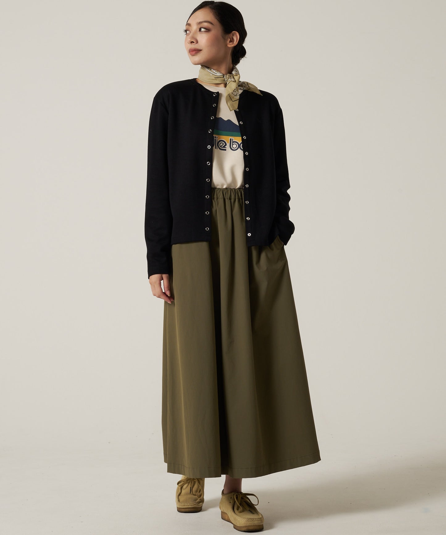 【予約】長袖スナップカーディガン/LS SNAP CARDIGAN