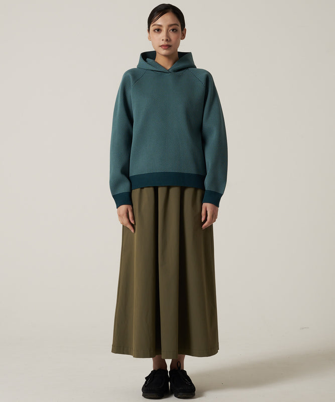 【予約】ジャガードニット フーディ/JACQUARD-KNIT HOODIE