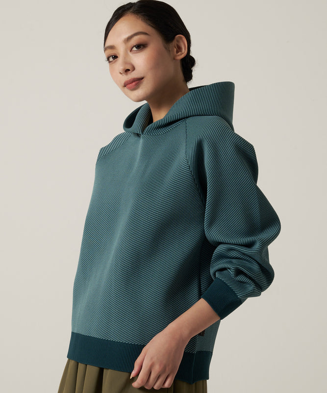 【予約】ジャガードニット フーディ/JACQUARD-KNIT HOODIE