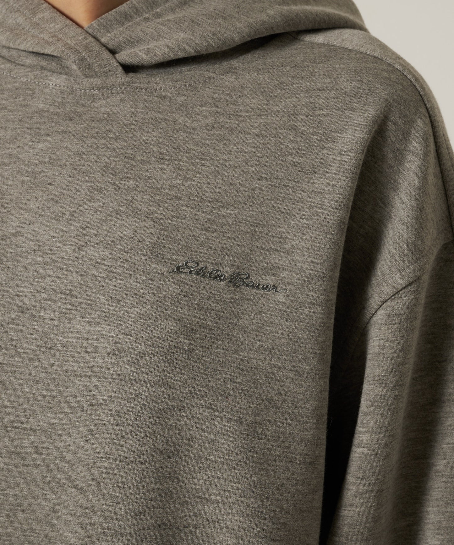 フーデッド スウェットシャツ チュニック/HOODED SWEATSHIRT TUNIC