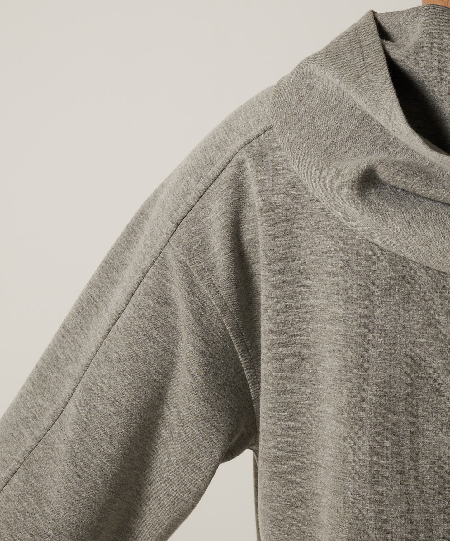 フーデッド スウェットシャツ チュニック/HOODED SWEATSHIRT TUNIC