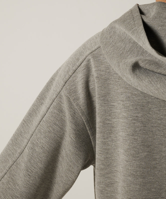フーデッド スウェットシャツ チュニック/HOODED SWEATSHIRT TUNIC