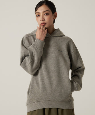 フーデッド スウェットシャツ チュニック/HOODED SWEATSHIRT TUNIC