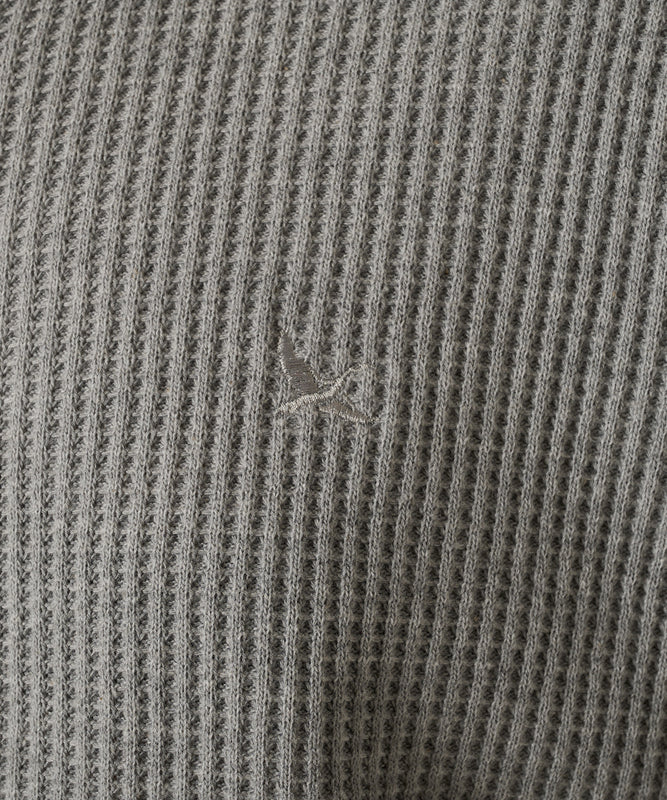 【予約】リラックスワッフル 長袖カーディガン/LS RELAXED WAFFLE CARDIGAN