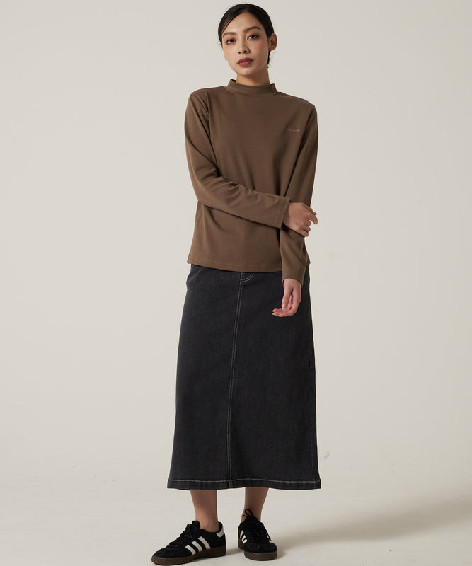 【予約】スムース タートル 長袖モックネック/SMOOTH TURTLE LS MOCK NECK