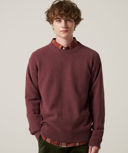 【2BUY対象】モジュラー テクスチャー ステッチセーター/MOGULER TEXTURE STITCH SWEATER