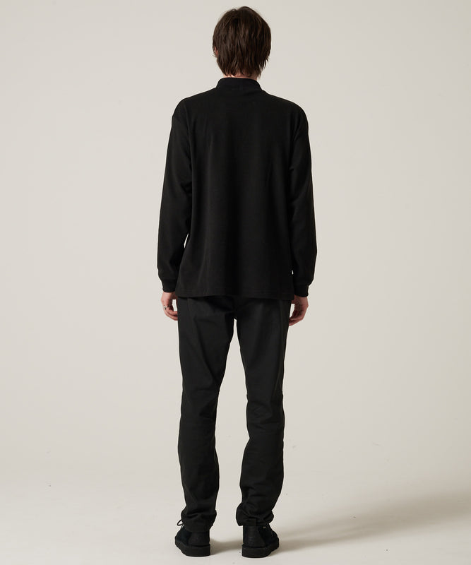 ブラッシュド スムース モックネックTシャツ/BRUSHED SMOOTH MOCK TEE
