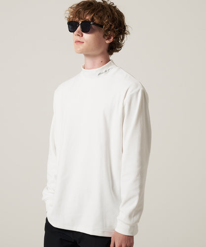 ブラッシュド スムース モックネックTシャツ/BRUSHED SMOOTH MOCK TEE
