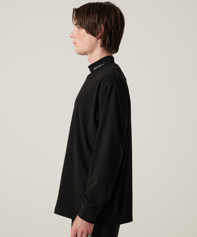 ブラッシュド スムース モックネックTシャツ/BRUSHED SMOOTH MOCK TEE