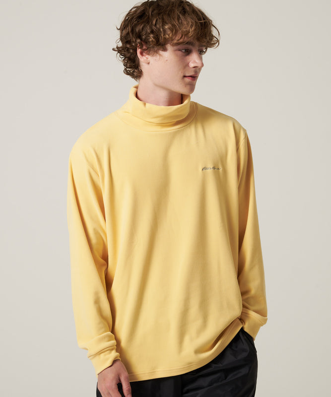 ブラッシュド スムース タートルネック長袖Tシャツ/BRUSHED SMOOTH TURTLE LS TEE