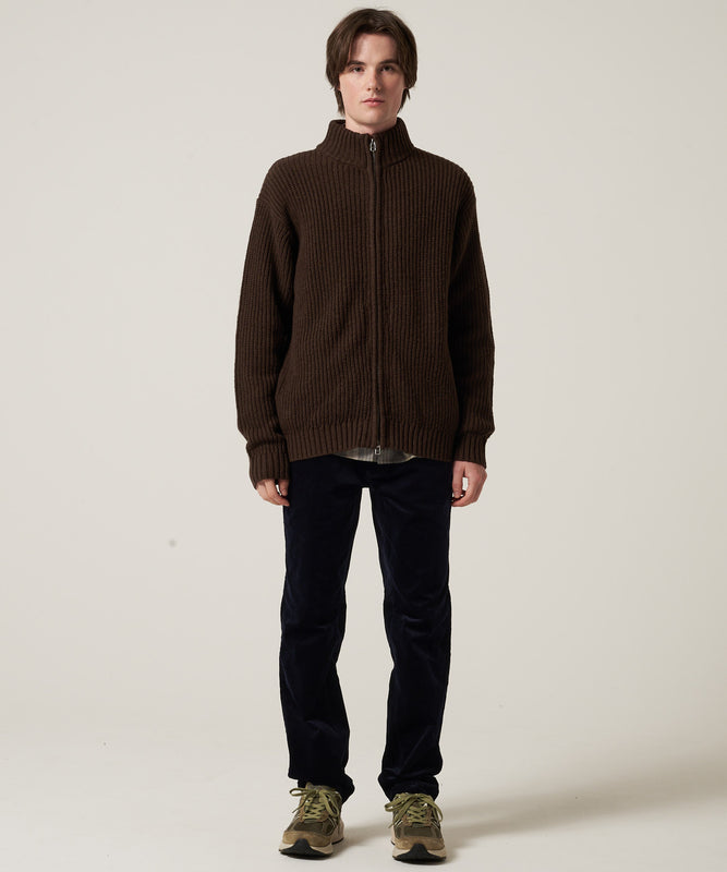 スタンド フルジップ セーター/STAND FULL ZIP SWEATER