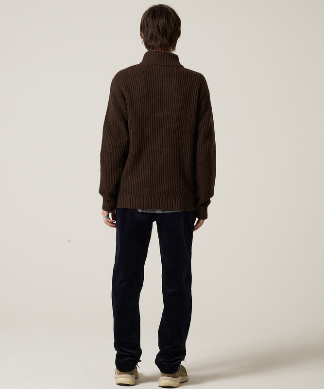 スタンド フルジップ セーター/STAND FULL ZIP SWEATER