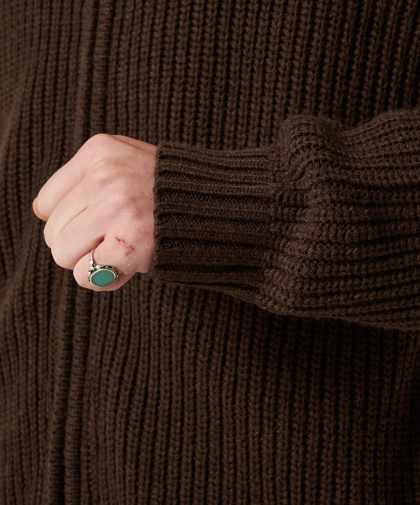 スタンド フルジップ セーター/STAND FULL ZIP SWEATER