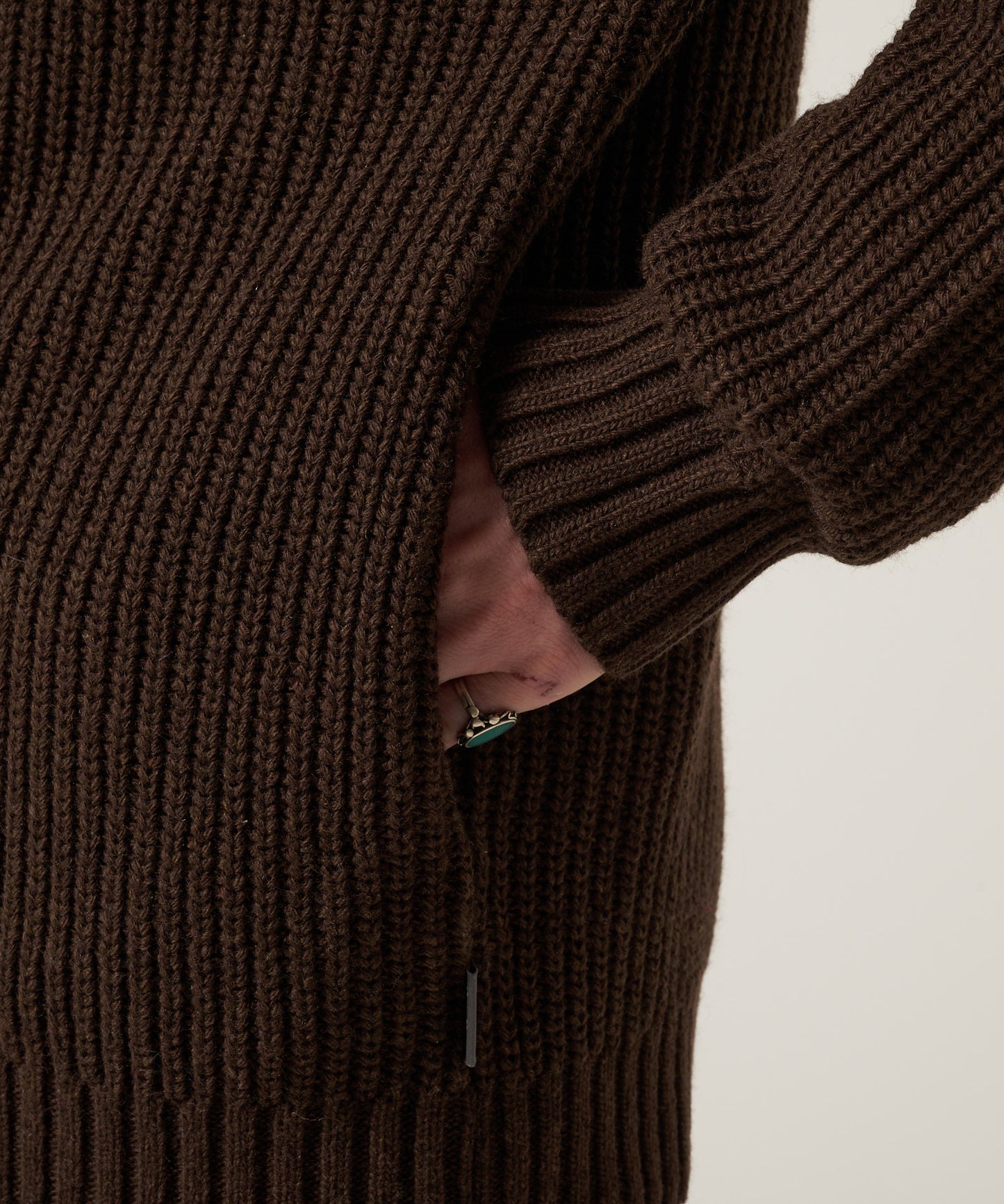 スタンド フルジップ セーター/STAND FULL ZIP SWEATER