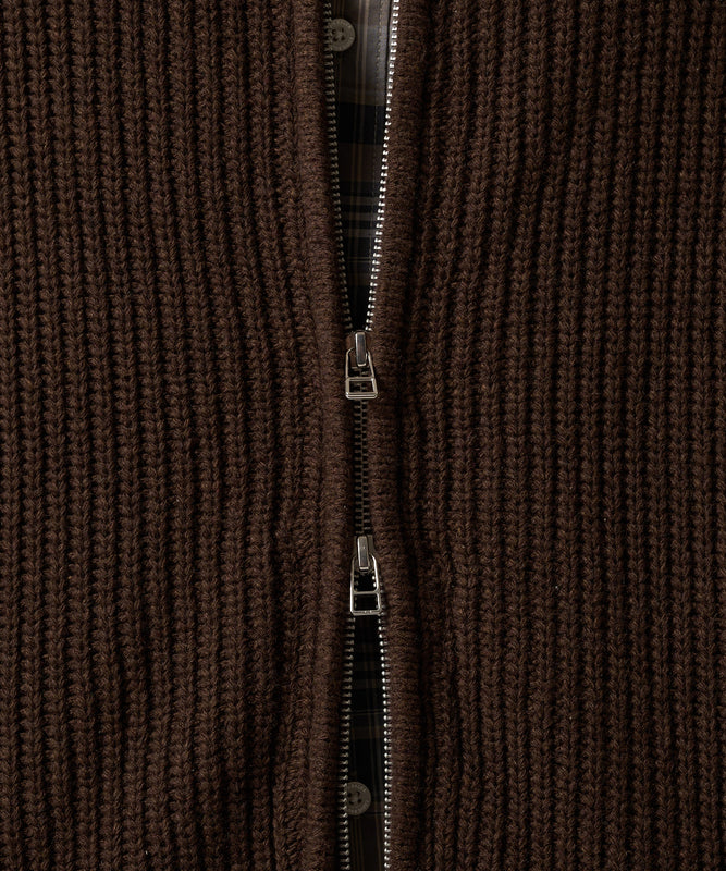 スタンド フルジップ セーター/STAND FULL ZIP SWEATER