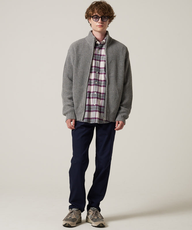 スタンド フルジップ セーター/STAND FULL ZIP SWEATER