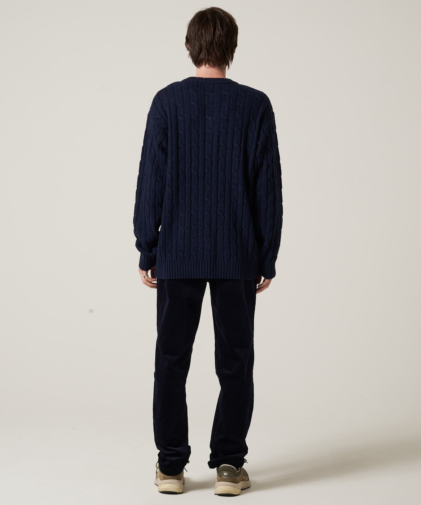ケーブル クルー セーター/CABLE CREW SWEATER