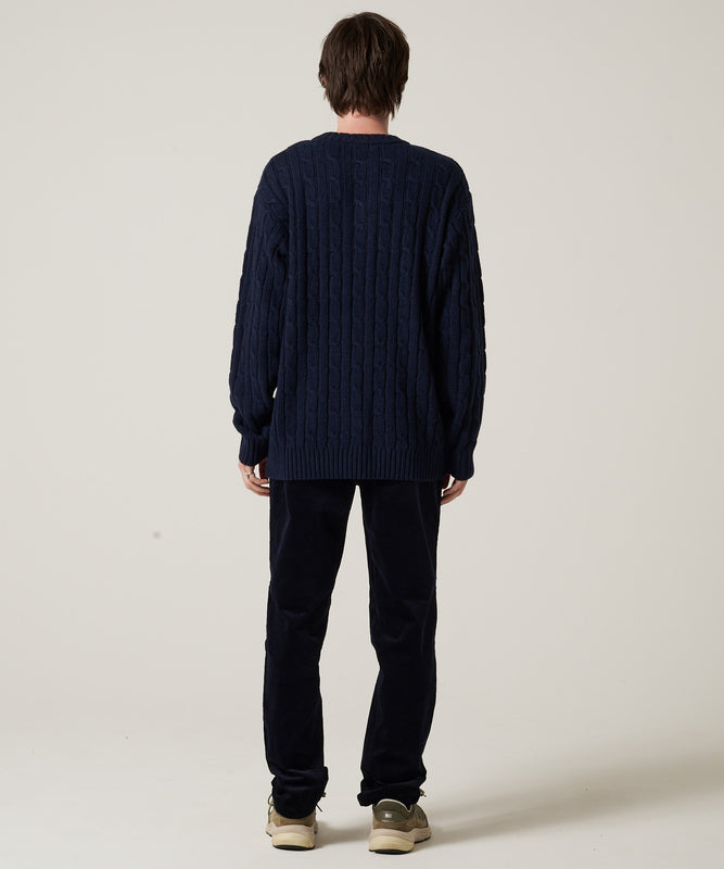 ケーブル クルー セーター/CABLE CREW SWEATER