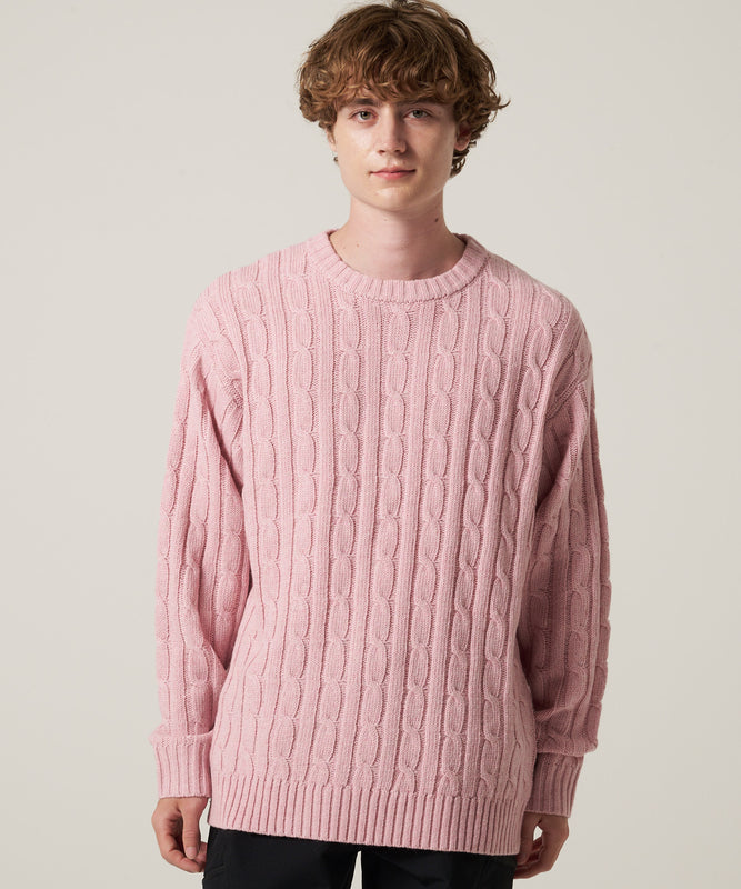 ケーブル クルー セーター/CABLE CREW SWEATER