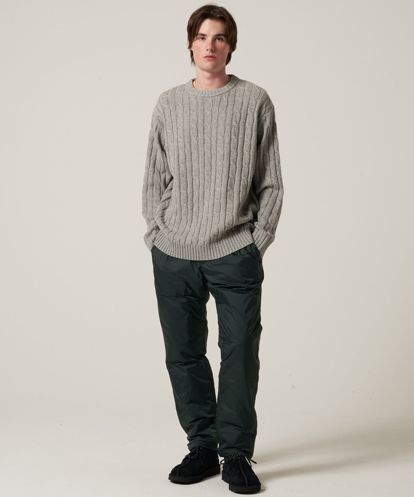 ケーブル クルー セーター/CABLE CREW SWEATER
