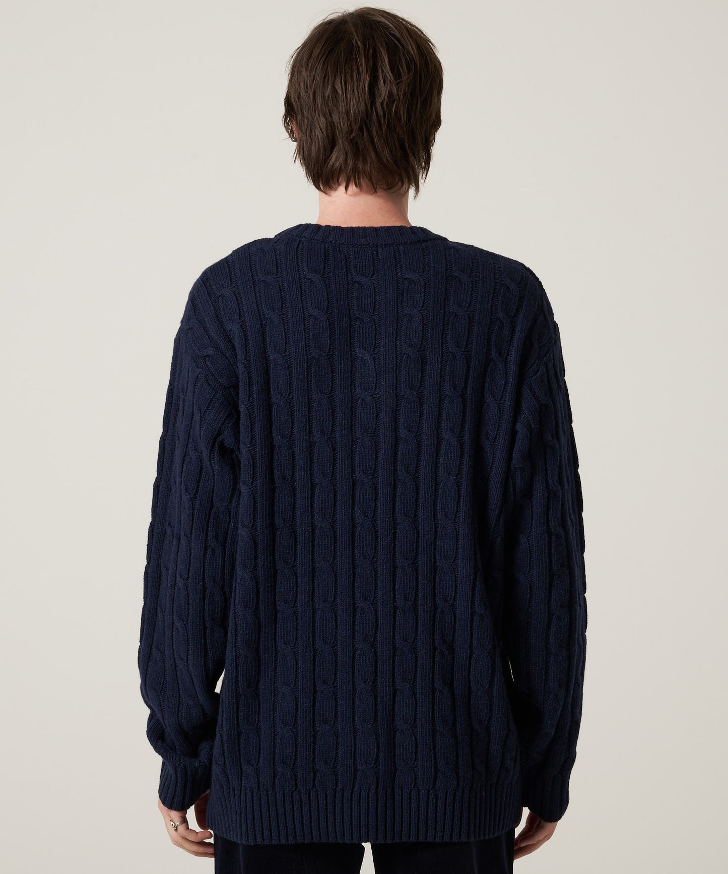 ケーブル クルー セーター/CABLE CREW SWEATER