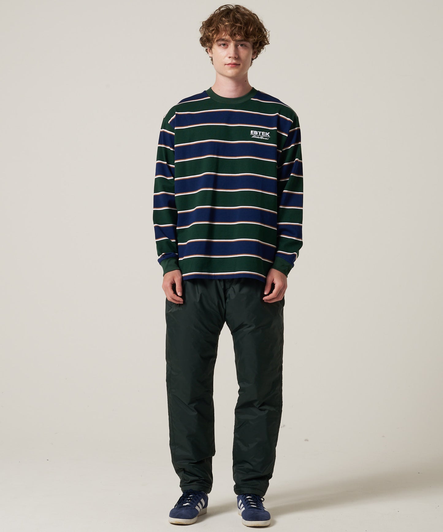 【予約】EBTEK ボーダー 長袖Tシャツ/EBTEK BORDER LS TEE