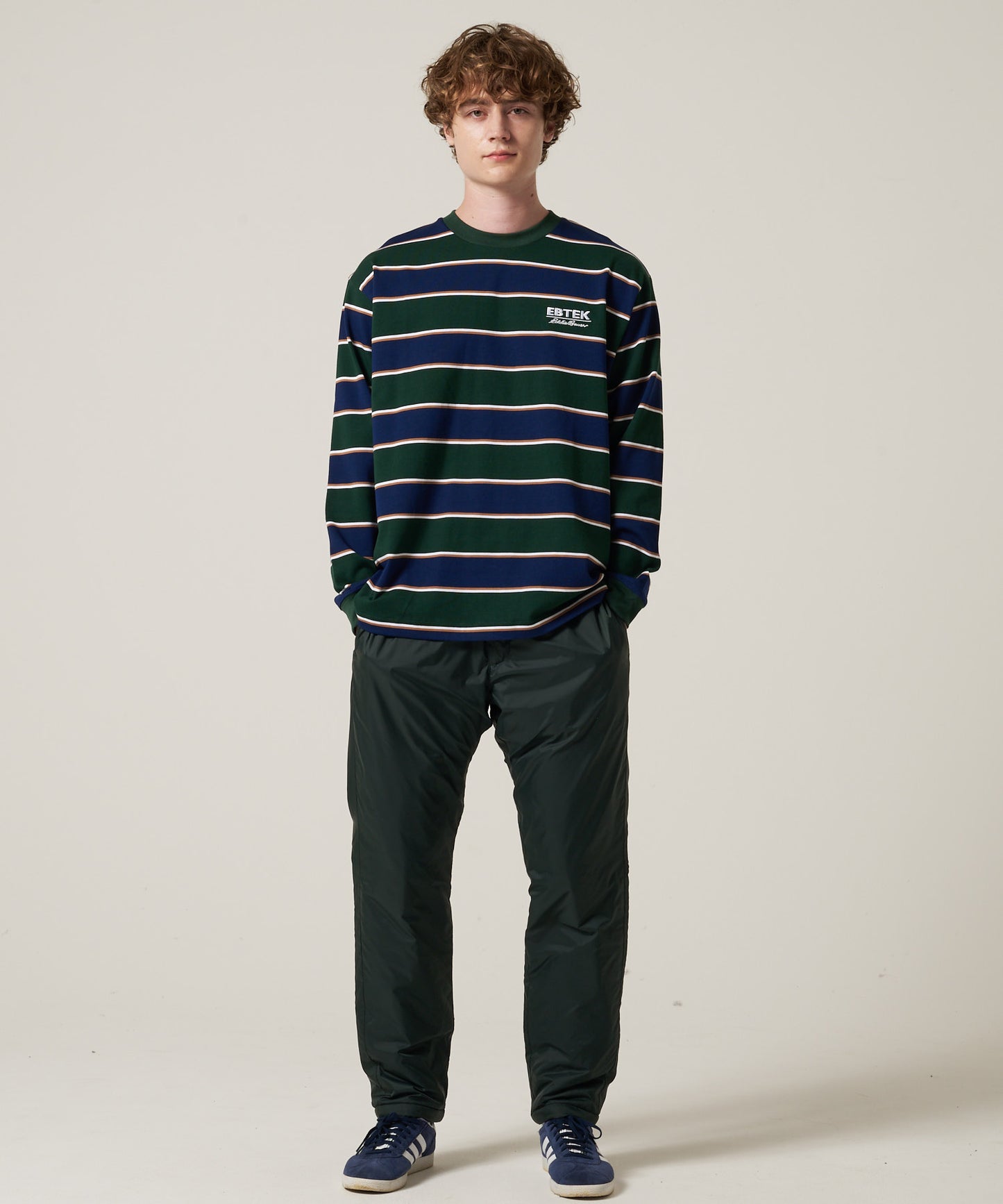 【予約】EBTEK ボーダー 長袖Tシャツ/EBTEK BORDER LS TEE